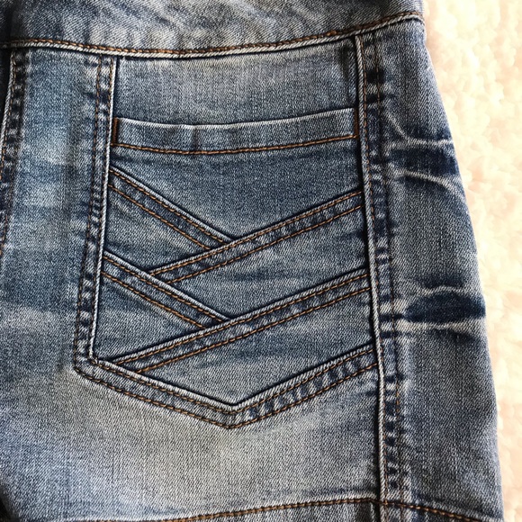 New Mudd High Waist Denim Shorts Side Zip Festival - Picture 3 of 6